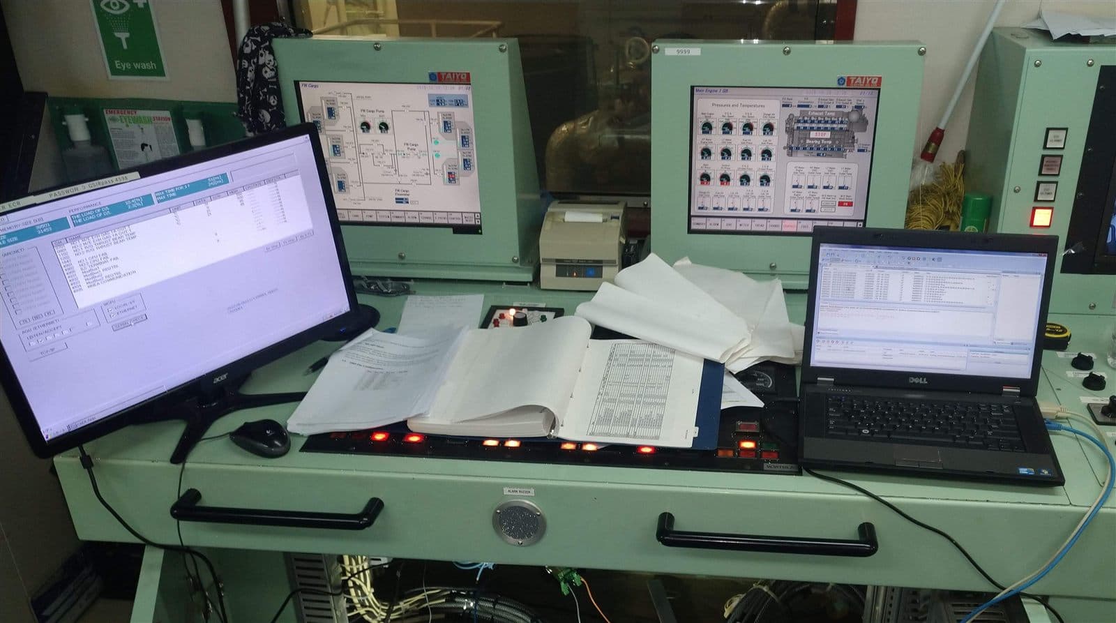 Remote instrumentation and monitoring calibration of marine systems