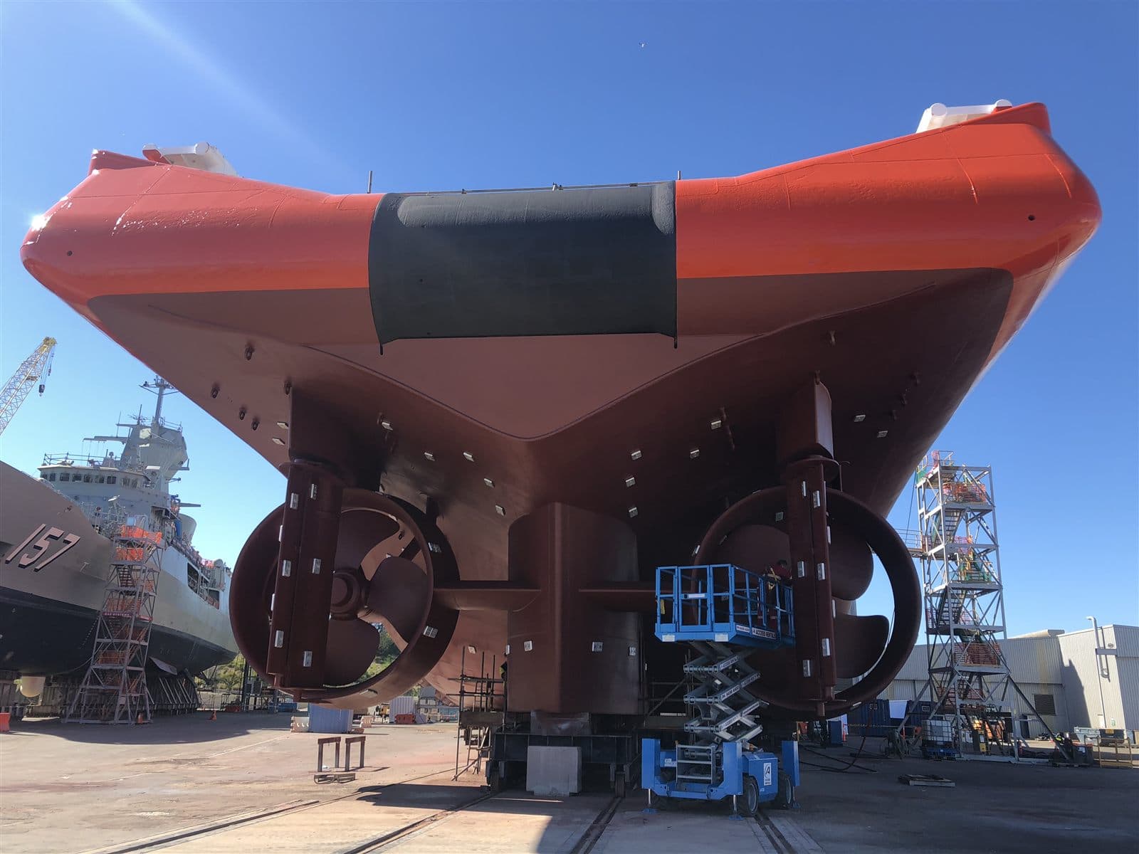 Specialist repairs on offshore vessels